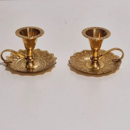 خرید شمعدان انگشتی برنزی