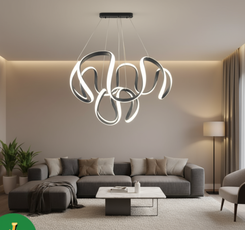 خرید لوستر مدرن آناناسی 2 طبقه