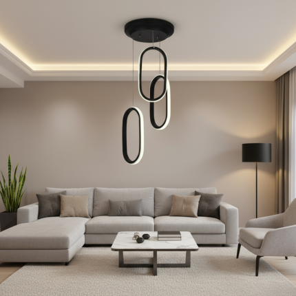 خرید آویز بیضی مدرن