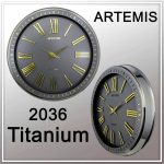 ساعت دیواری آرتمیس تیتانیوم 2036