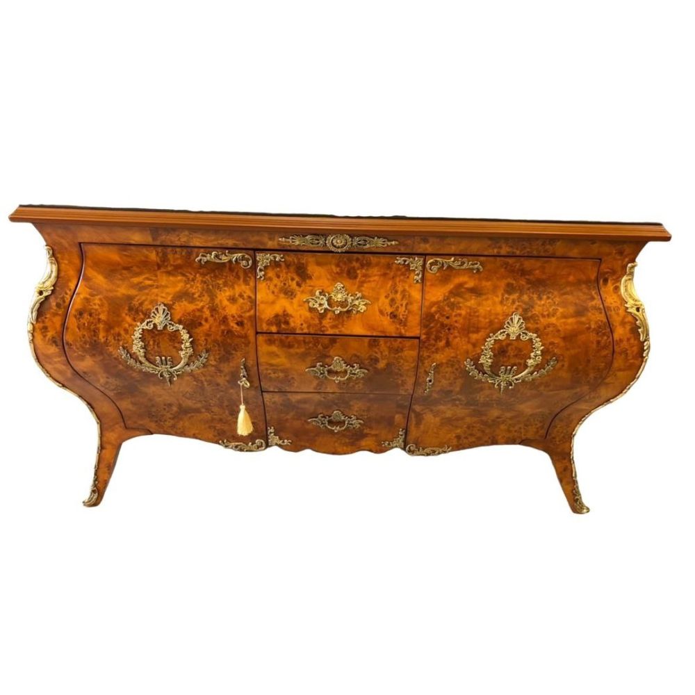 12-2.jpg میز دو درب وسط کشو خمره ای - Image 1