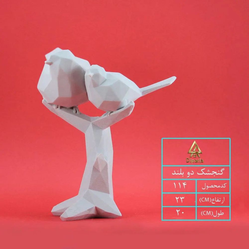 13.jpg مجسمه بلبل جفت - Image 1