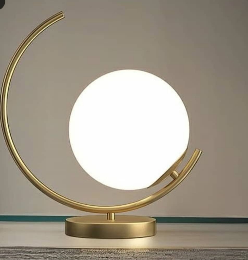 170-3-1.jpg آباژور رومیزی مولکولی هلالی - Image 1