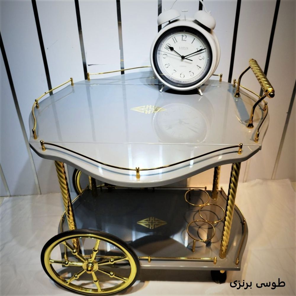 7-1.jpg میز پذیرایی پروین مدل طوسی برنزی - Image 1