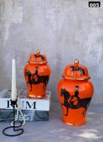 جینجر جار های زمینه رنگی و مشکی - Image 5